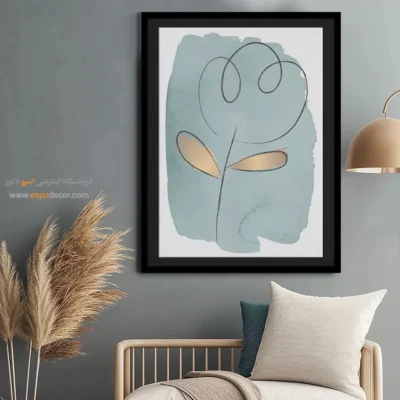 تابلو طراحی خطی زن - لذت – تابلو طراحی خطی - اسپو دکور