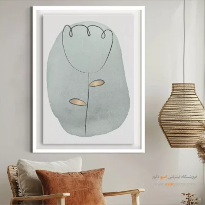 تابلو طراحی خطی ساده - ملایم – تابلو طراحی خطی - اسپو دکور