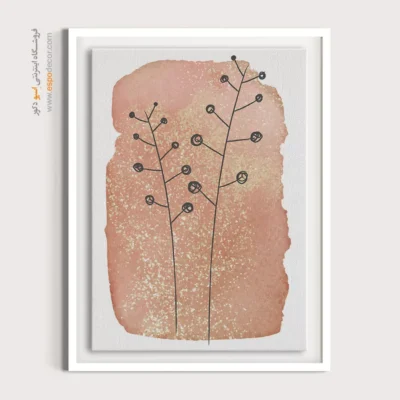 تابلو طراحی خطی انتزاعی - مهتاب – تابلو طراحی خطی - اسپو دکور