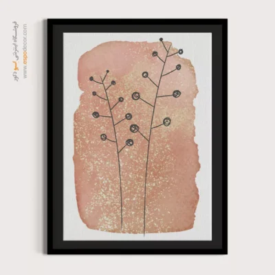 تابلو طراحی خطی انتزاعی - مهتاب – تابلو طراحی خطی - اسپو دکور