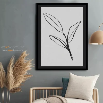 تابلو بوم - درخشان – تابلو طراحی خطی - اسپو دکور