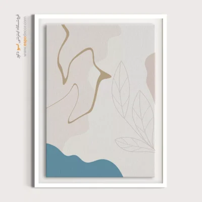 تابلو بوم دخترانه - رنگین کمان – تابلو طراحی خطی - اسپو دکور