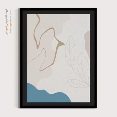 تابلو بوم دخترانه - رنگین کمان – تابلو طراحی خطی - اسپو دکور