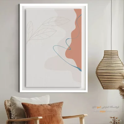 تابلو بوم مناسب اتاق دختران - رویایی – تابلو طراحی خطی - اسپو دکور