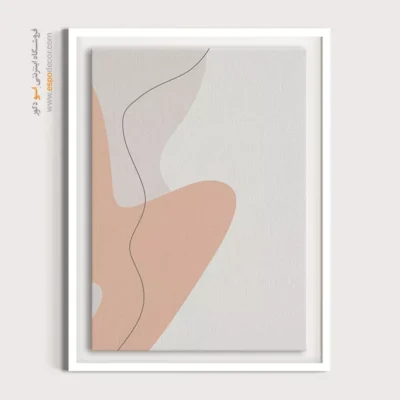 خرید تابلو بوم طراحی خطی - سعادتمند – تابلو طراحی خطی - اسپو دکور