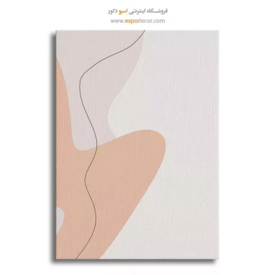 خرید تابلو بوم طراحی خطی
