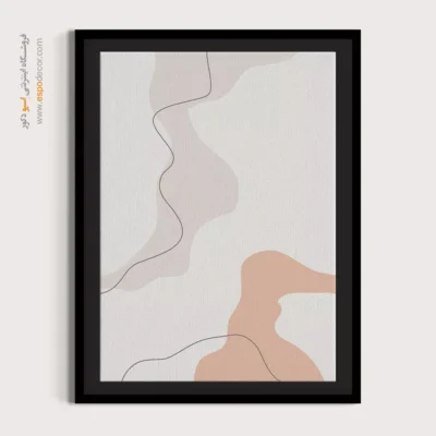 خرید تابلو بوم - غریب – تابلو طراحی خطی - اسپو دکور