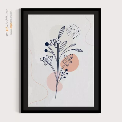 قیمت تابلو بوم - مبارک – تابلو طراحی خطی - اسپو دکور