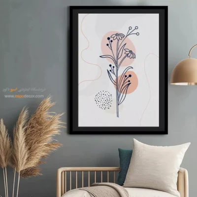 تابلو بوم - جریان های ساختاری – تابلو طراحی خطی - اسپو دکور