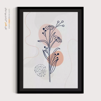 تابلو بوم - جریان های ساختاری – تابلو طراحی خطی - اسپو دکور