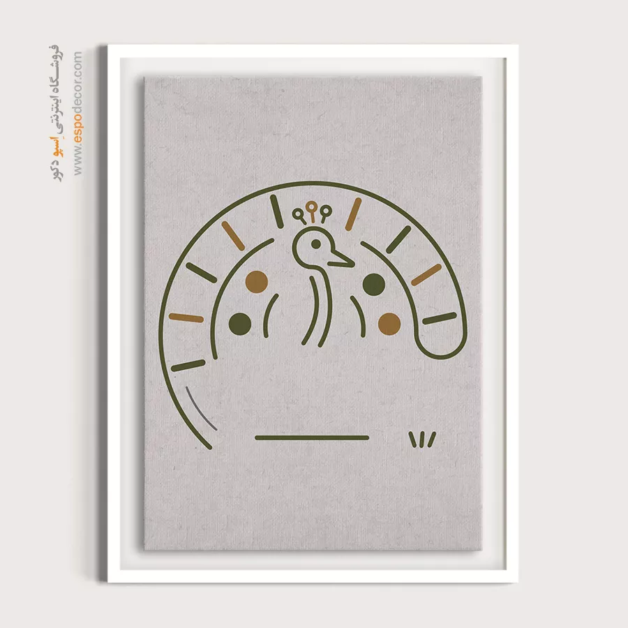 تابلو دکوراتیو - چراغ های خطی – تابلو طراحی خطی - اسپو دکور