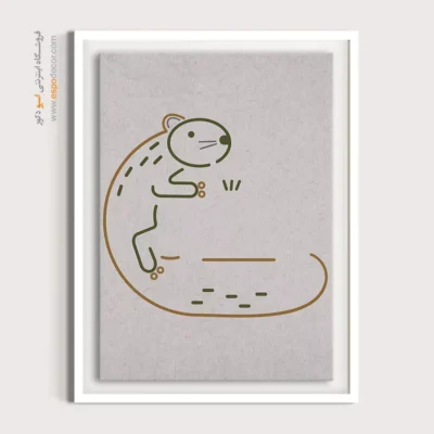 تابلو بوم چیست - چکیده – تابلو طراحی خطی - اسپو دکور