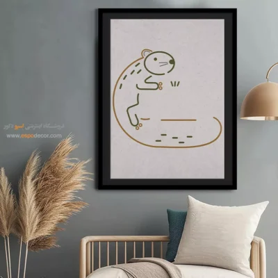 تابلو بوم چیست - چکیده – تابلو طراحی خطی - اسپو دکور