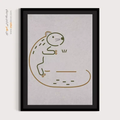 تابلو بوم چیست - چکیده – تابلو طراحی خطی - اسپو دکور