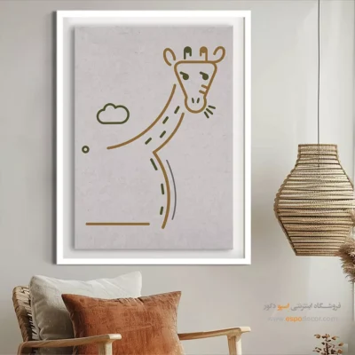 تابلو بوم مدرن - خطوط خطی – تابلو طراحی خطی - اسپو دکور