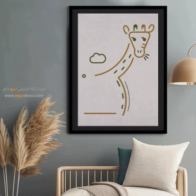 تابلو بوم مدرن - خطوط خطی – تابلو طراحی خطی - اسپو دکور