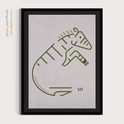 تابلو کنواس - خطوط نسب – تابلو طراحی خطی - اسپو دکور