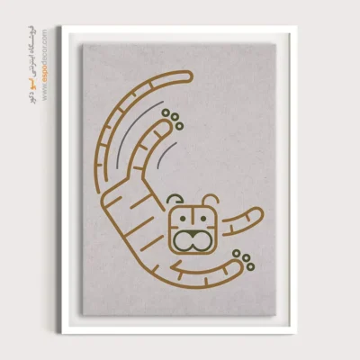 دیزاین دیوار - خطی بودن – تابلو طراحی خطی - اسپو دکور