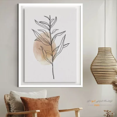 تابلو بوم خطی - درخشندگی خطی – تابلو طراحی خطی - اسپو دکور