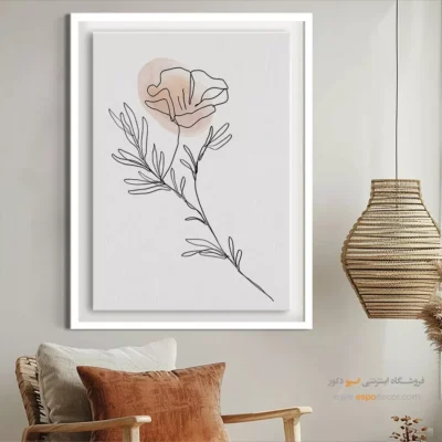 تابلو خطی - دنباله های براق – تابلو طراحی خطی - اسپو دکور