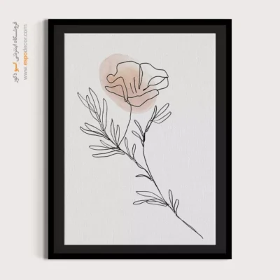 تابلو خطی - دنباله های براق – تابلو طراحی خطی - اسپو دکور