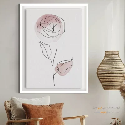 آدرس خرید تابلو - ساختارهای براق – تابلو طراحی خطی - اسپو دکور