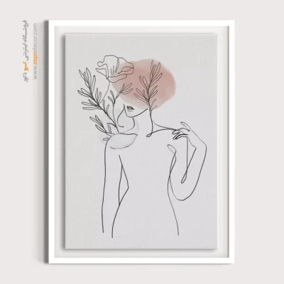 مرکز خرید تابلو در تهران - سراب مینیمالیست – تابلو طراحی خطی - اسپو دکور