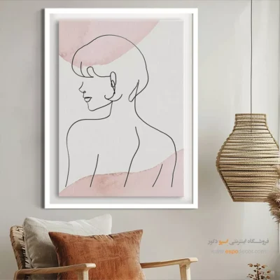 خرید تابلو پذیرایی - شبکه نسب – تابلو طراحی خطی - اسپو دکور