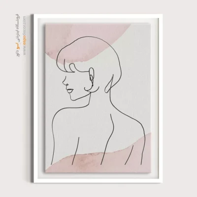 خرید تابلو پذیرایی - شبکه نسب – تابلو طراحی خطی - اسپو دکور