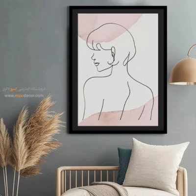 خرید تابلو پذیرایی - شبکه نسب – تابلو طراحی خطی - اسپو دکور