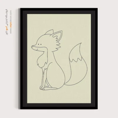 خرید تابلو برای کافه - شیار گرافیکی – تابلو طراحی خطی - اسپو دکور