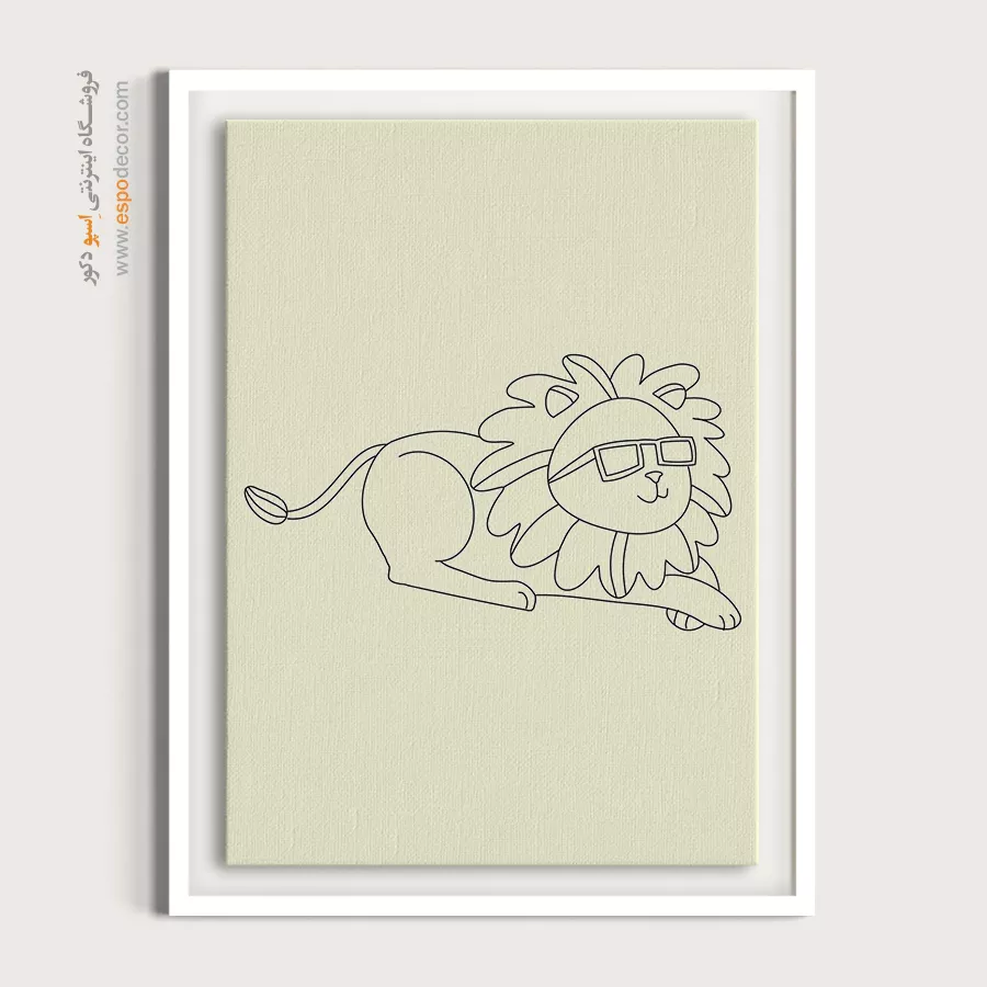 خرید تابلو مدرن - شیار هندسی – تابلو طراحی خطی - اسپو دکور