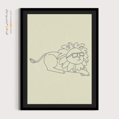 خرید تابلو مدرن - شیار هندسی – تابلو طراحی خطی - اسپو دکور