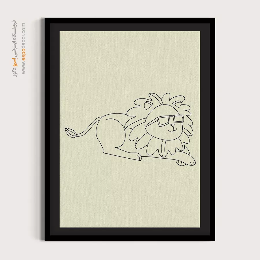 خرید تابلو مدرن - شیار هندسی – تابلو طراحی خطی - اسپو دکور