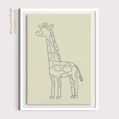 خرید تابلو بوم - طرح های متوازن – تابلو طراحی خطی - اسپو دکور