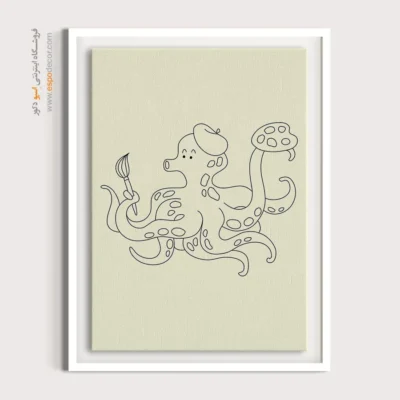 قیمت تابلو بوم - فرهنگ نمودار – تابلو طراحی خطی - اسپو دکور