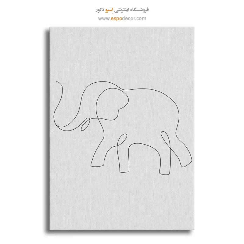 تابلو بوم طرح گل خطی