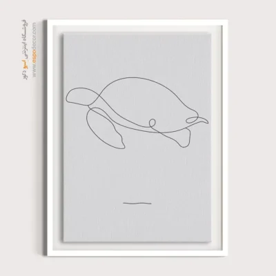 تابلو خطی حیوانات - هنر محور – تابلو  طراحی خطی - اسپو دکور