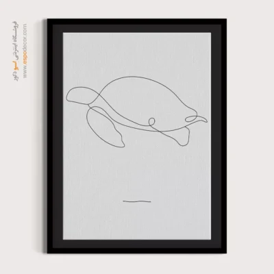 تابلو خطی حیوانات - هنر محور – تابلو  طراحی خطی - اسپو دکور