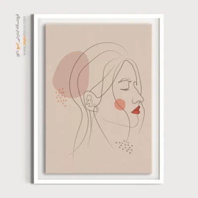 خرید تابلو خطی دختران - سحر و جادو نشانگر – تابلو طراحی خطی - اسپو دکور