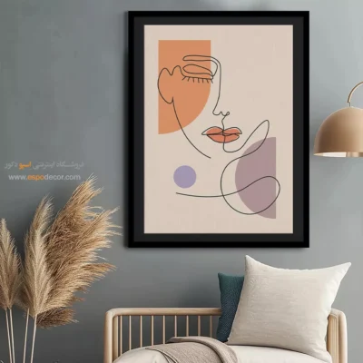 خرید تابلو طراحی خطی در تهران - ابعاد طراحی – تابلو طراحی خطی - اسپو دکور