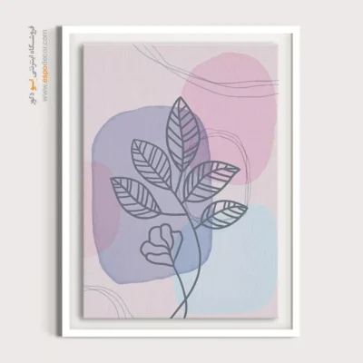 تابلو طراحی خطی زن - فضای استروک خط‌دار جریان – تابلو طراحی خطی - اسپو دکور