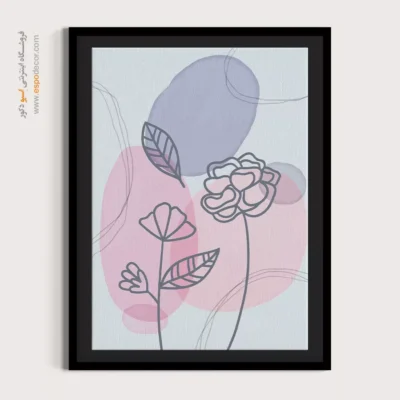 تابلو طراحی خطی پرتره - فواصل بی نهایت – تابلو طراحی خطی - اسپو دکور