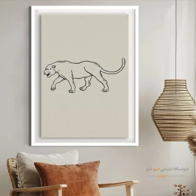 تابلو طراحی خطی انتزاعی - گالری گرادیان – تابلو طراحی خطی - اسپو دکور