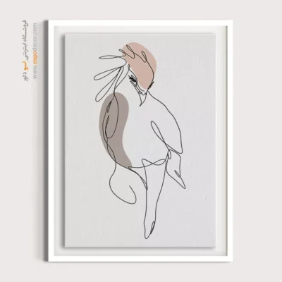 تابلو بوم مدرن و فانتزی - مسیرهای دقیق – تابلو طراحی خطی - اسپو دکور