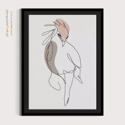 تابلو بوم مدرن و فانتزی - مسیرهای دقیق – تابلو طراحی خطی - اسپو دکور