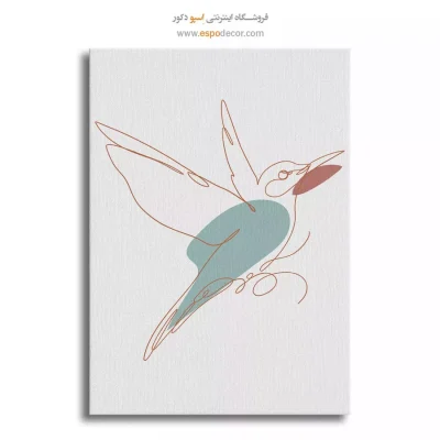 خرید تابلو بوم طراحی خطی