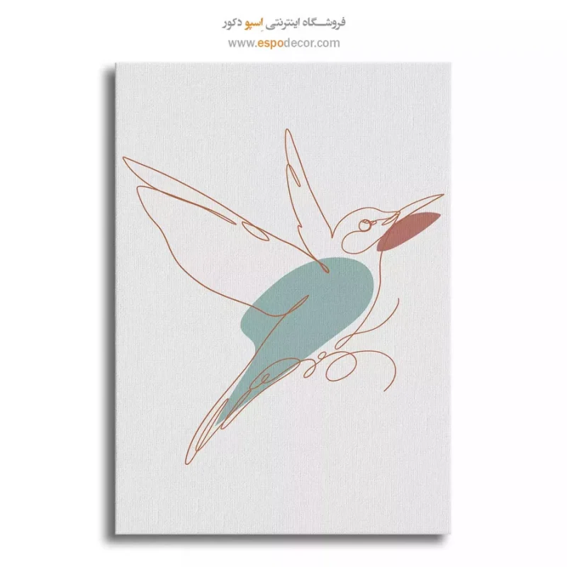 خرید تابلو بوم طراحی خطی