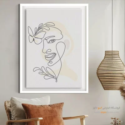 تابلو دکوراتیو - میراث نسب – تابلو طراحی خطی - اسپو دکور