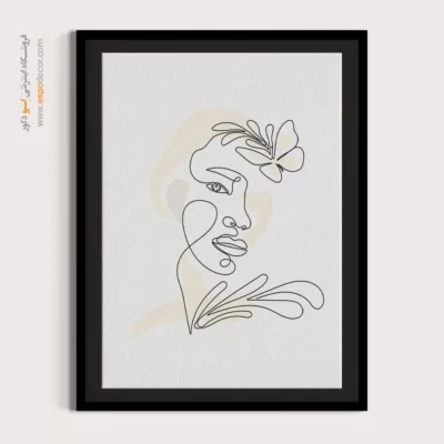 تابلو بوم مدرن - الهام بخش – تابلو طراحی خطی - اسپو دکور
